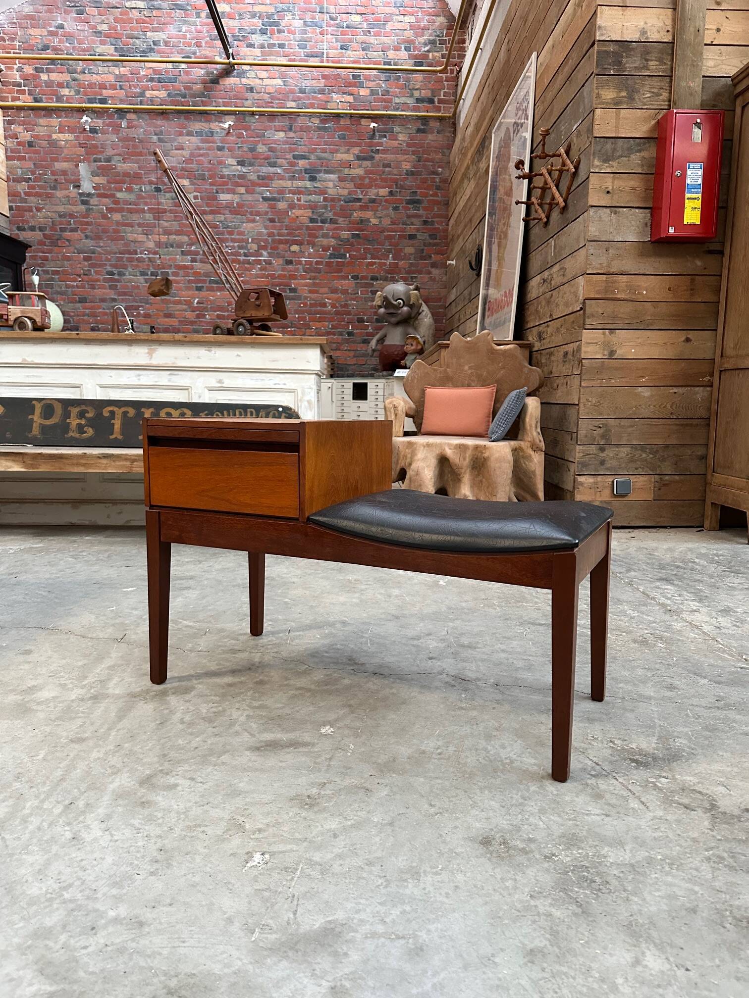 60s Hallway Bench