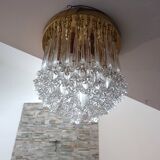 Murano glass chandelier by Venini 1960s