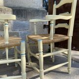 Pair of mulched armchairs Provence