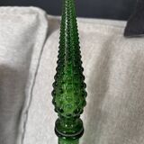 Vintage green glass Italian carafe
