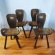 French brutalist vintage chairs from the 60s-70s.