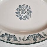 Oval serving dish Malmaison de lunéville