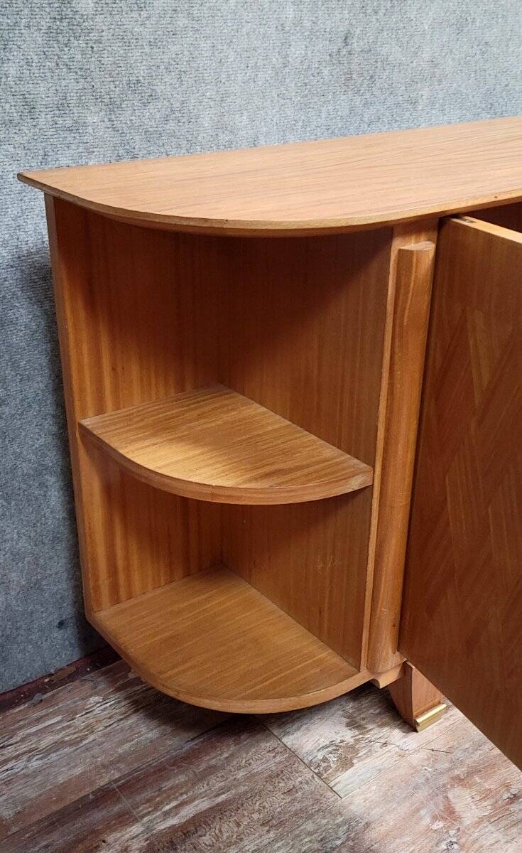 According to Jules Leleu: a rare Art Deco marquetry sideboard