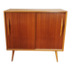 Mid-century design sliding door sideboard