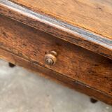 Solid oak dining room, kitchen or desk table