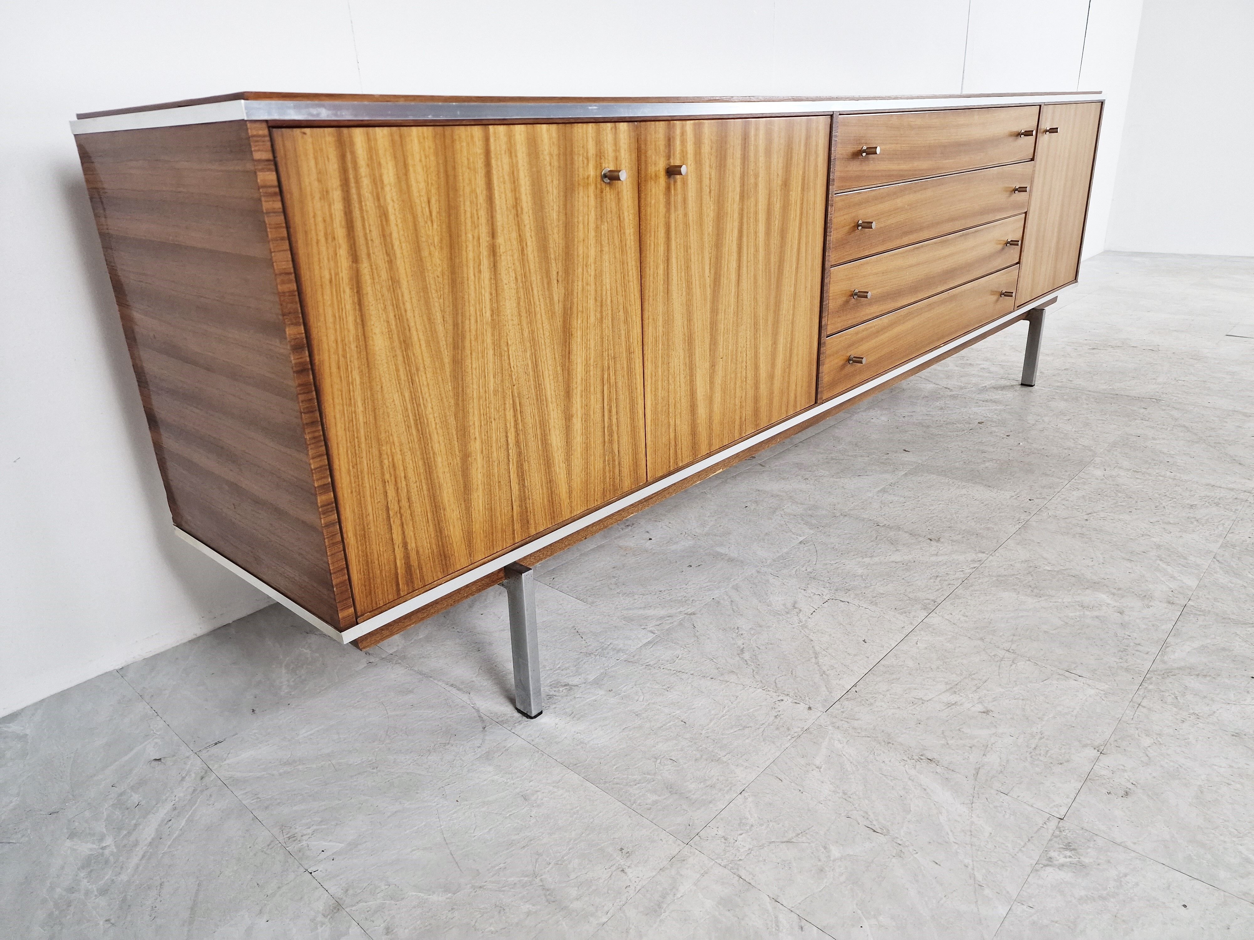 Vintage sideboard by Pieter De Bruye for AL Meubel, 1960s