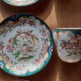 4 cups and under cups of the 19th century earthenware factory of sarreguemines