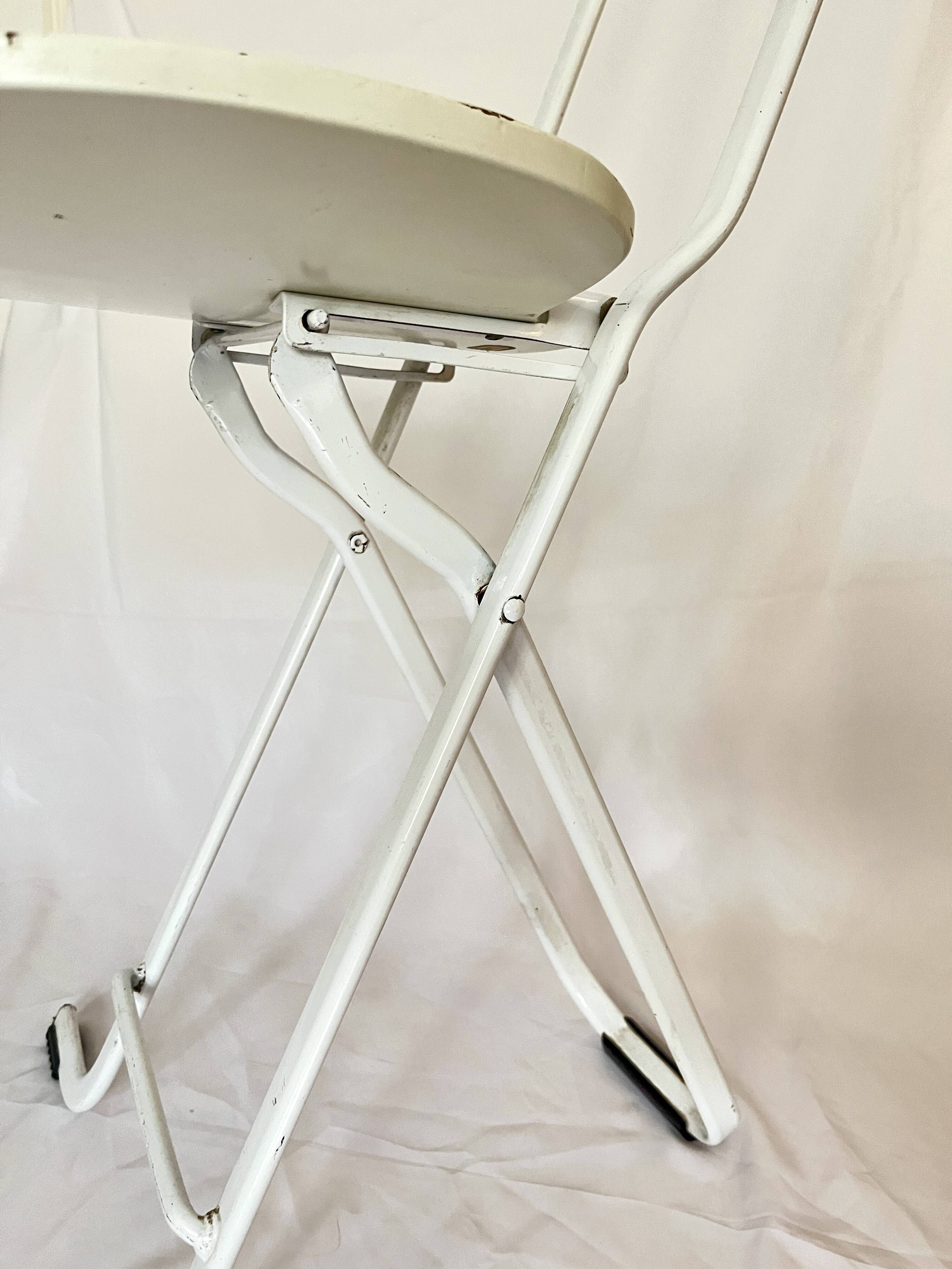Vintage DAFNE Folding Chair by Gastone Rinaldi for Thema, 1970s Italian Des