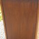 Vintage oak commode with tapered legs from the 1950s.