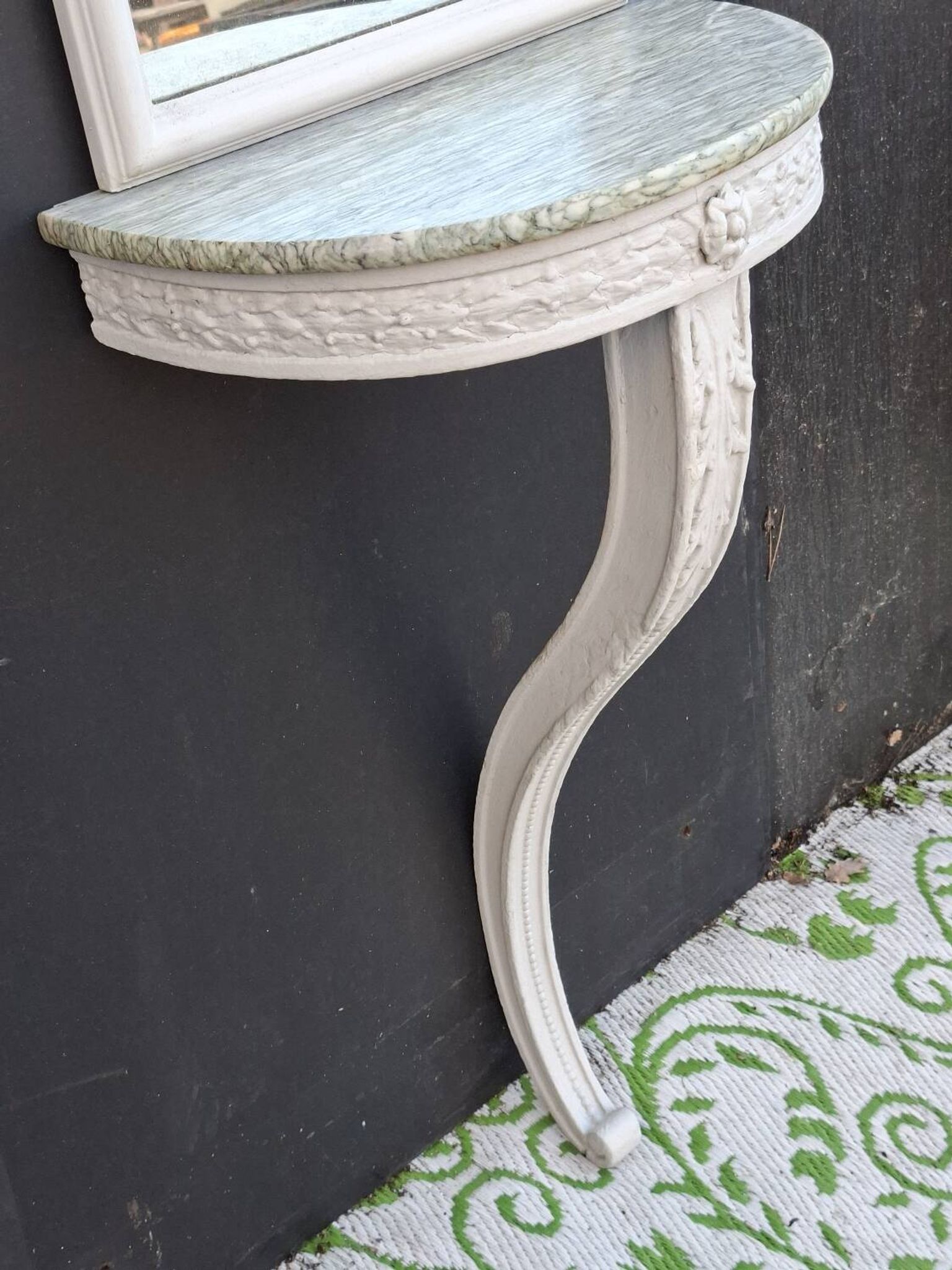 Console and mirror