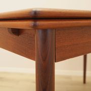 Teak table, Danish design, 1970s, made in Denmark