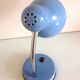 Blue metal desk lamp / vintage 70s-80s