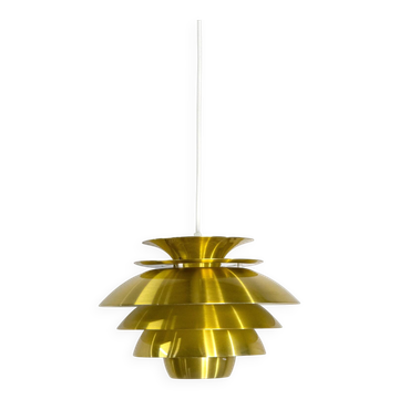 Barcelona Pendant Lamp by Bent Karlby for Lyfa, Denmark, circa 1980