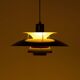 Louis Poulsen ph5 pendant light | Poul Henningsen | restoration | black