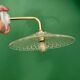 Coudé wall lamp with an old cut glass lampshade - tableware collection