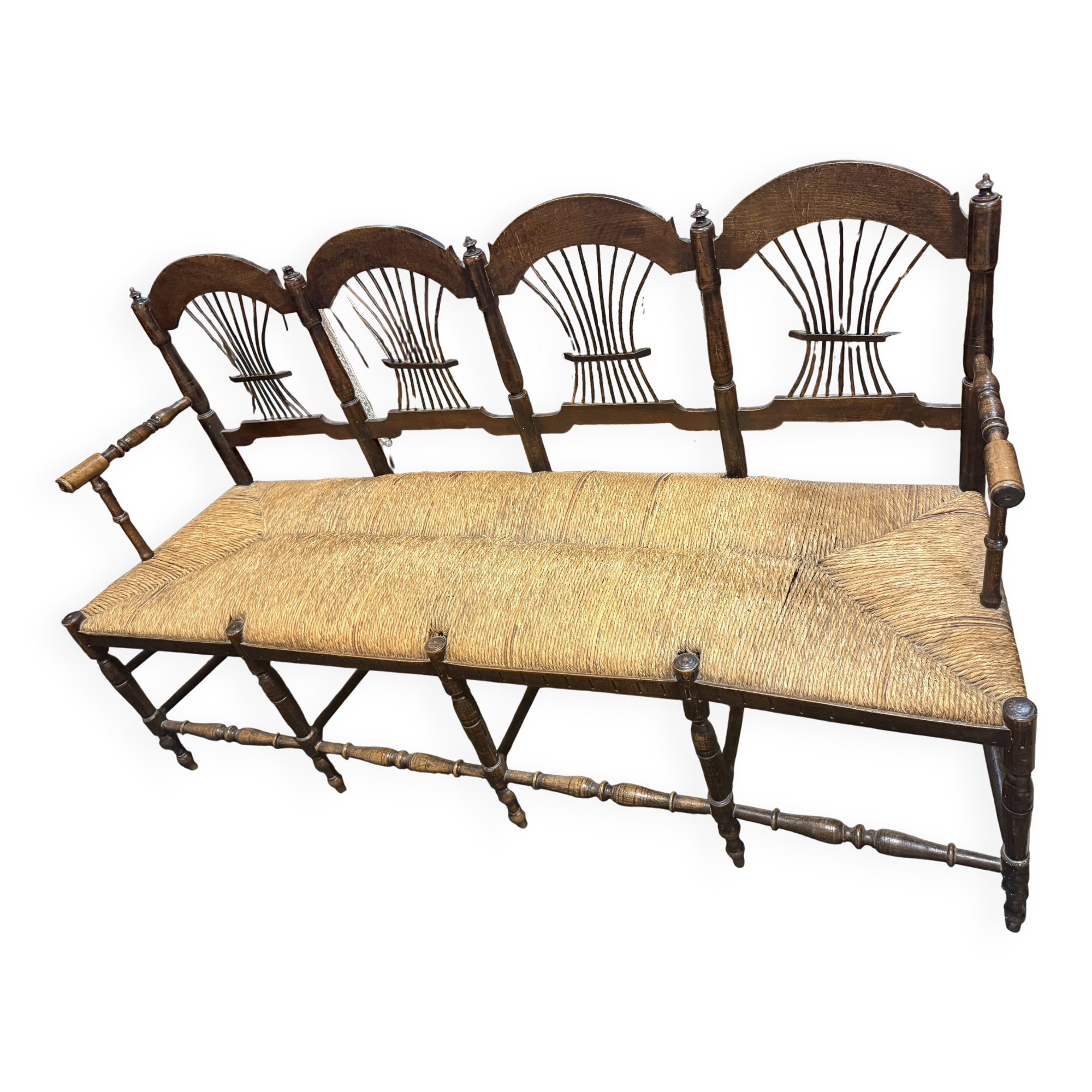 Radassière banquette 3 places provencale