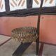 Wooden wooden chair vintage rush 1960