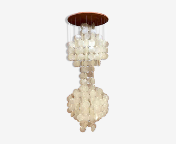 Vintage Capiz S Hanging Lamp Selency Vintage Capiz S Hanging Lamp Selency, Vintage Capiz Chandelier