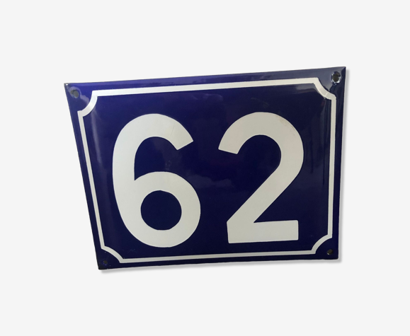 Plaque de numéro de rue
