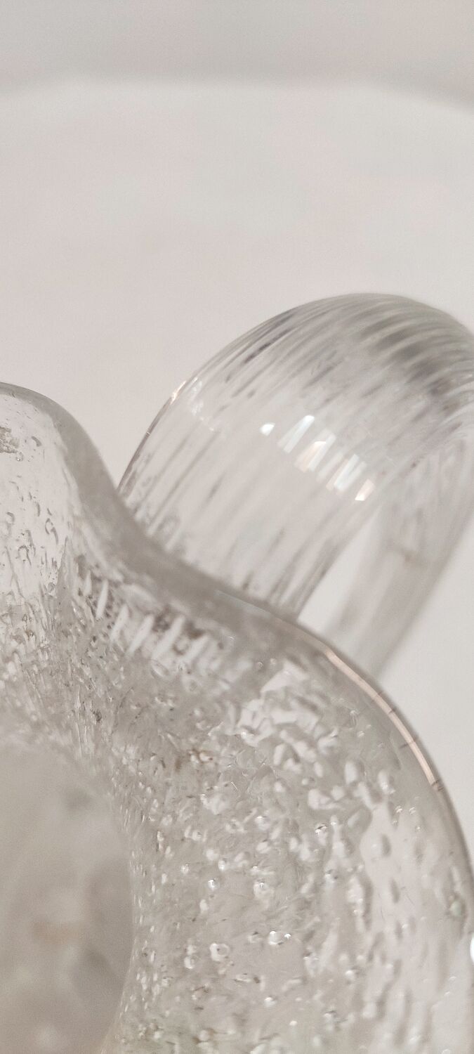 Murano glass vase Italy 1970s