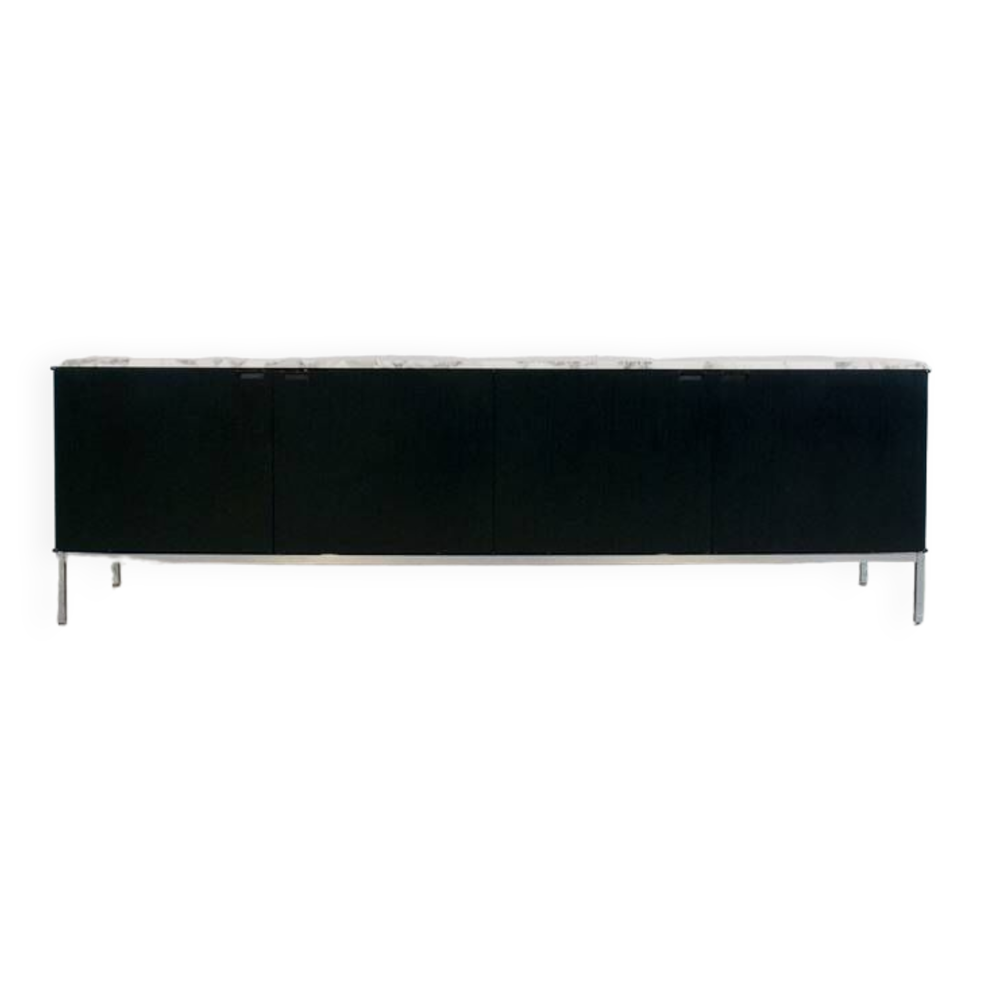 BLACK OAK AND FLORENCE MARBLE SIDEBOARD KNOLL 2000 KNOLL INTERNATIONAL PUBLISHER