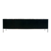 ENFILADE CHENE NOIR ET MARBRE FLORENCE KNOLL 2000 KNOLL INTERNATIONAL ÉDITEUR