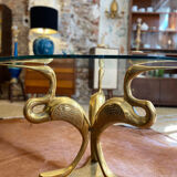 Hollywood Regency Heron Coffee Table