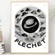 Vintage poster 30s Chapeau Fléchet