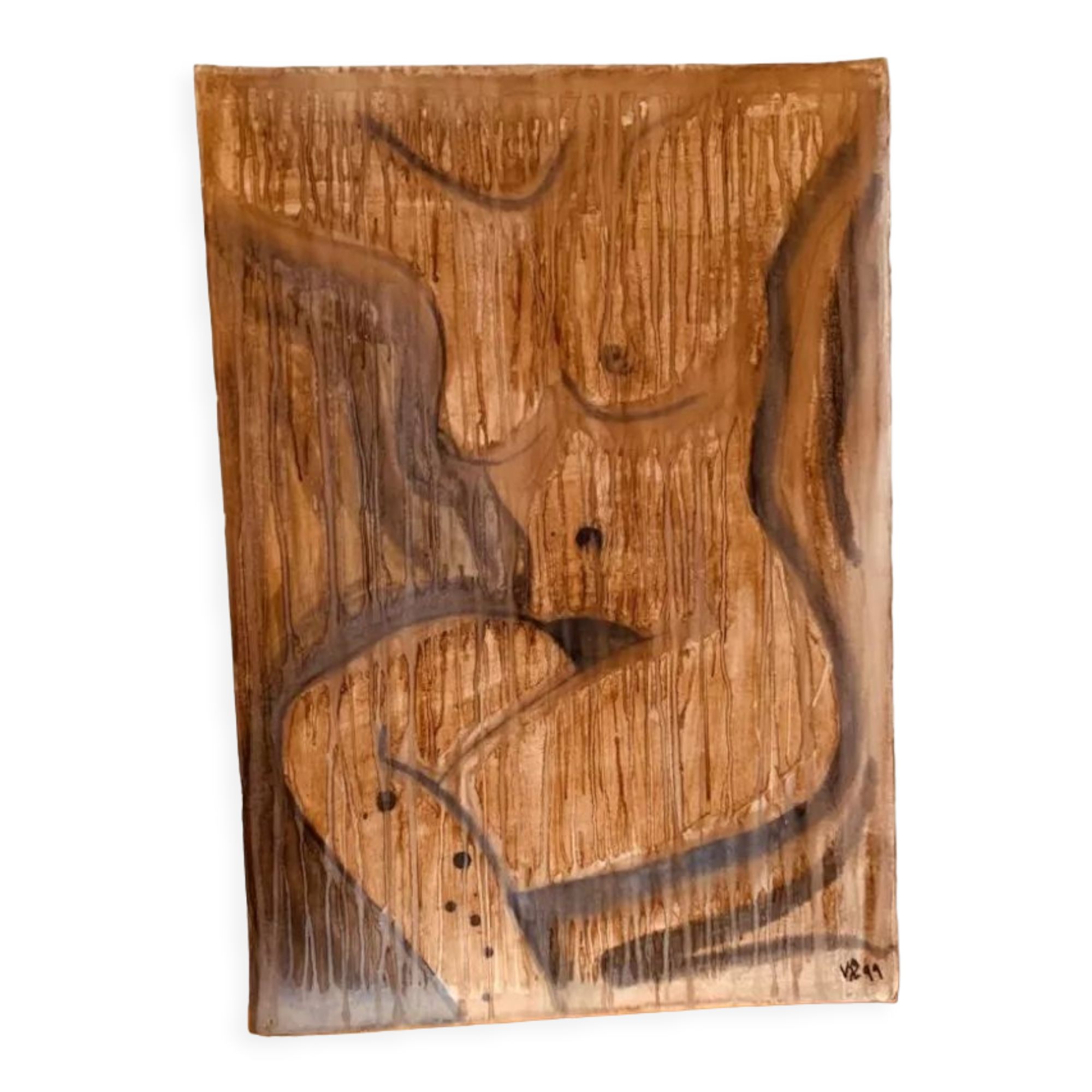 Female nude painting