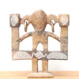 Moroccan anthropomorphic stone candle holder, 70s