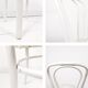 Paire de chaises bistrot vintage bois courbé, style café viennois classique