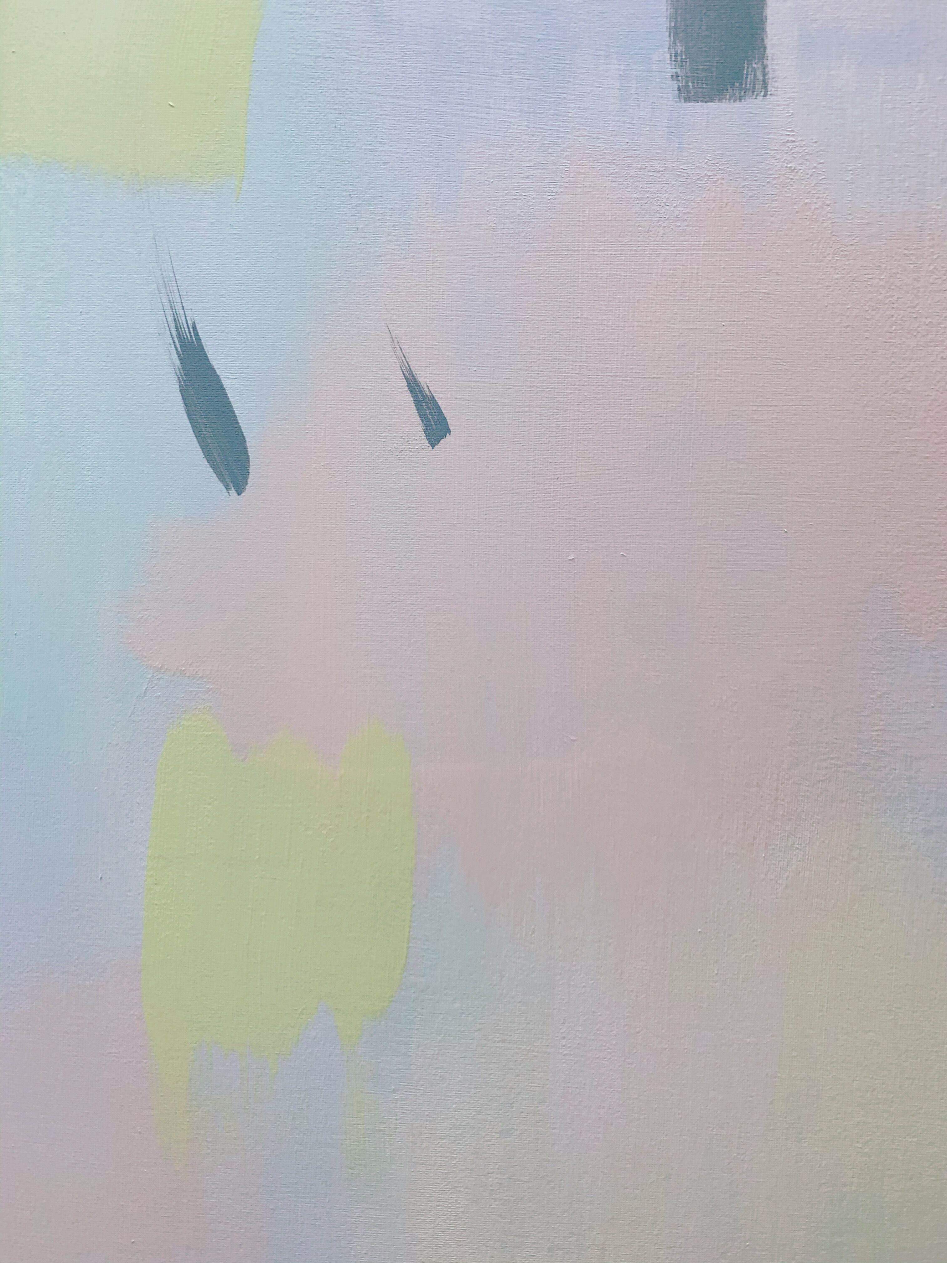 Modern abstract art canvas Forbidden Colours