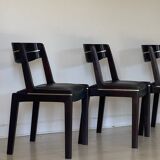 3 1930s leather chairs