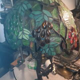 Stained glass lamp floral