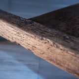 Large oak coffee table from the early 20th century