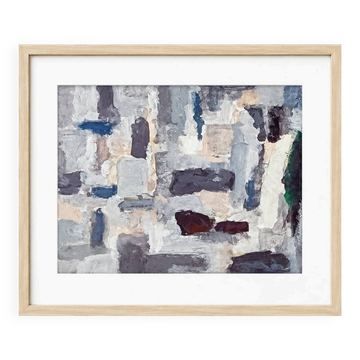 Peinture abstraite originale – composition minérale –Nicolas de Stael