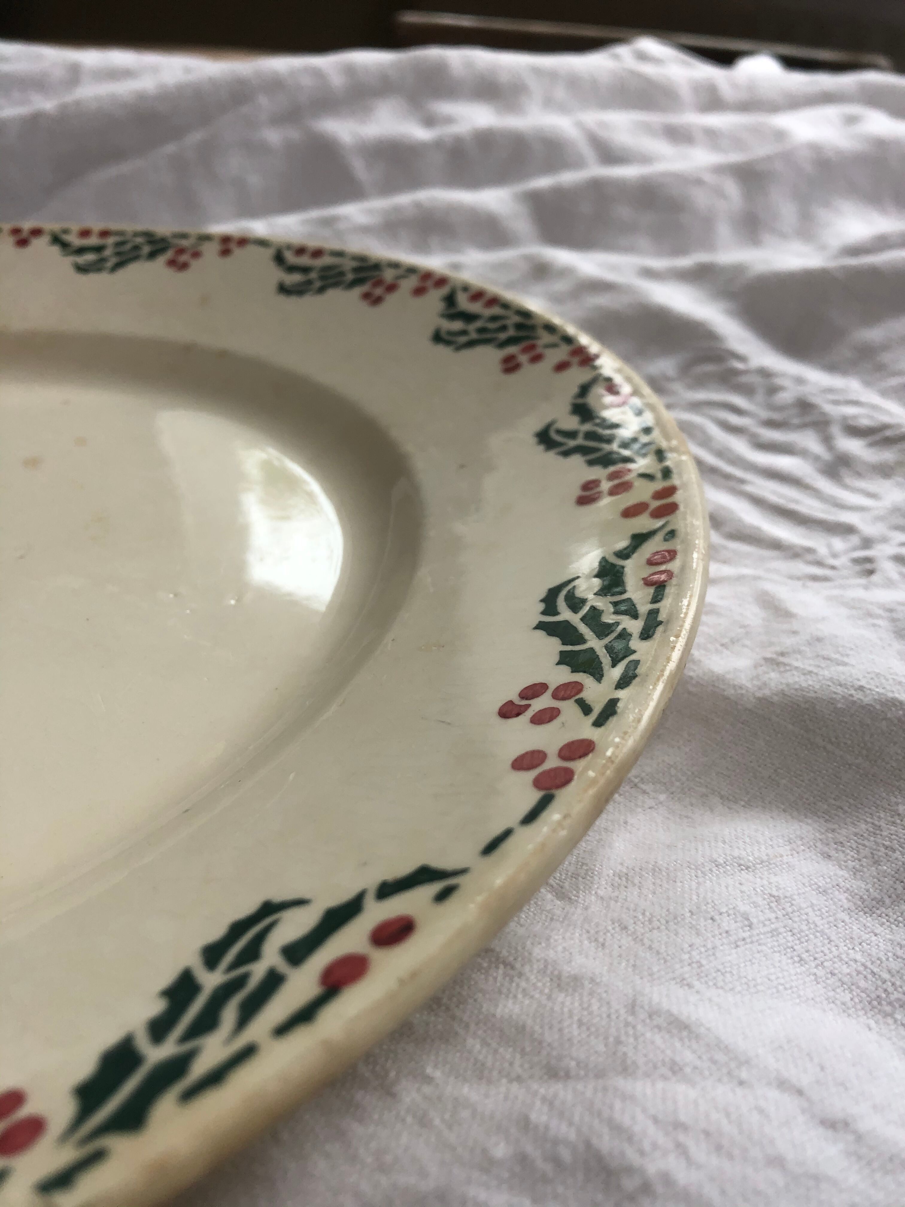 Round dish - faïence Choisy-le-Roi Hippolyte Boulenger