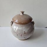 Ceramic stoneware soup tureen Signed Roger Jacques (Puisaye)