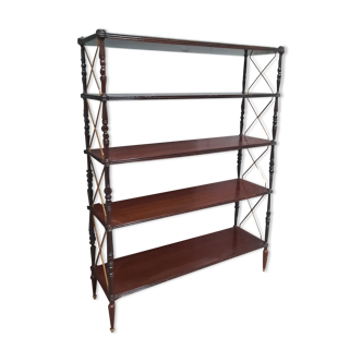 Varnished mahogany shelf