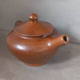 Old stoneware teapot