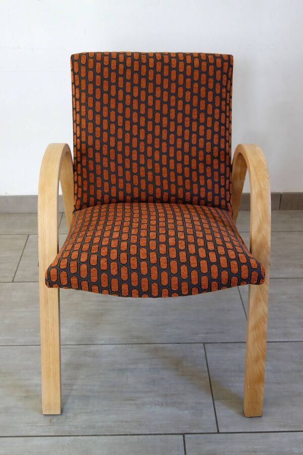 Paire de fauteuils Bow Wood par Steiner, années 50