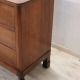 Antique Chest Of Drawers In Solid Walnut, Italy 19th Century