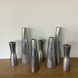 7 Vintage IKEA Bougeoirs Chrome Ehlén Johansson Renos + erika Pekari