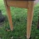 Vintage bistro table