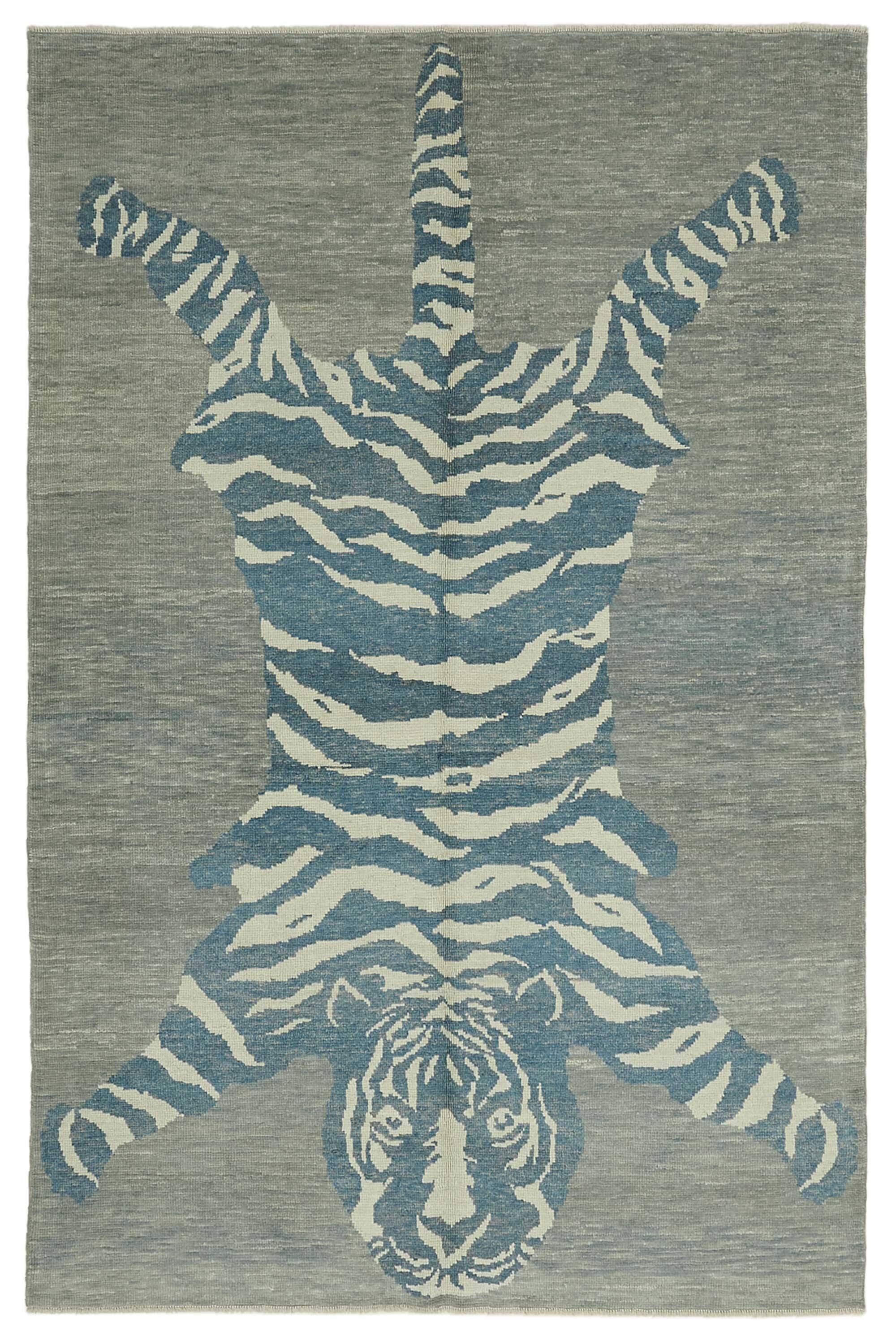 Turkish Handknotted Wool Tiger Rug  210 cm x 321 cm