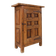 Armoire rustique en bois avec porte à panneau sculpté et ferrures en fer - Espagne, début XIXe siècle
