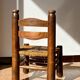 Chaise basse de cheminée attribuée à Charles Dudouyt