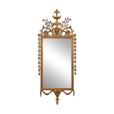 Miroir ancien de style néoclassique en bois sculpté, XIXe siècle