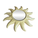 Vintage Yellow Ceramic Sun Mirror D. DINIS #E067