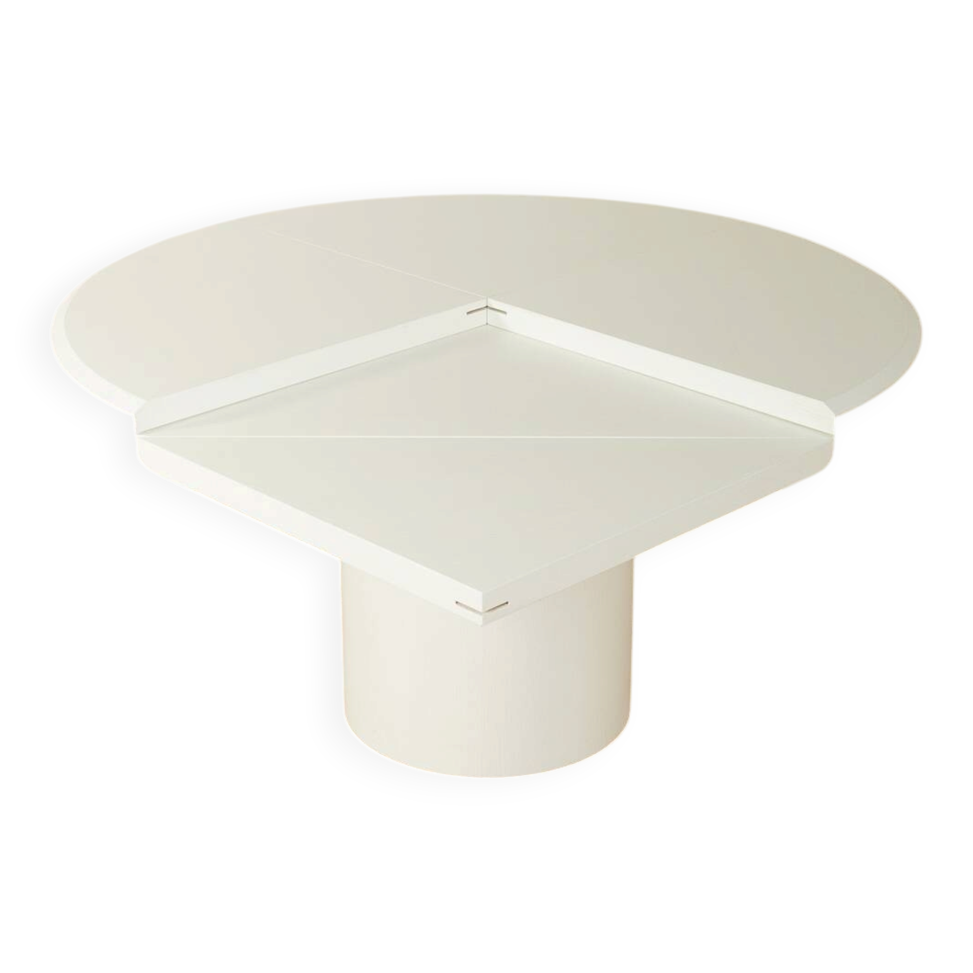 Quadrondo dining table, Erwin Nagel, Rosenthal